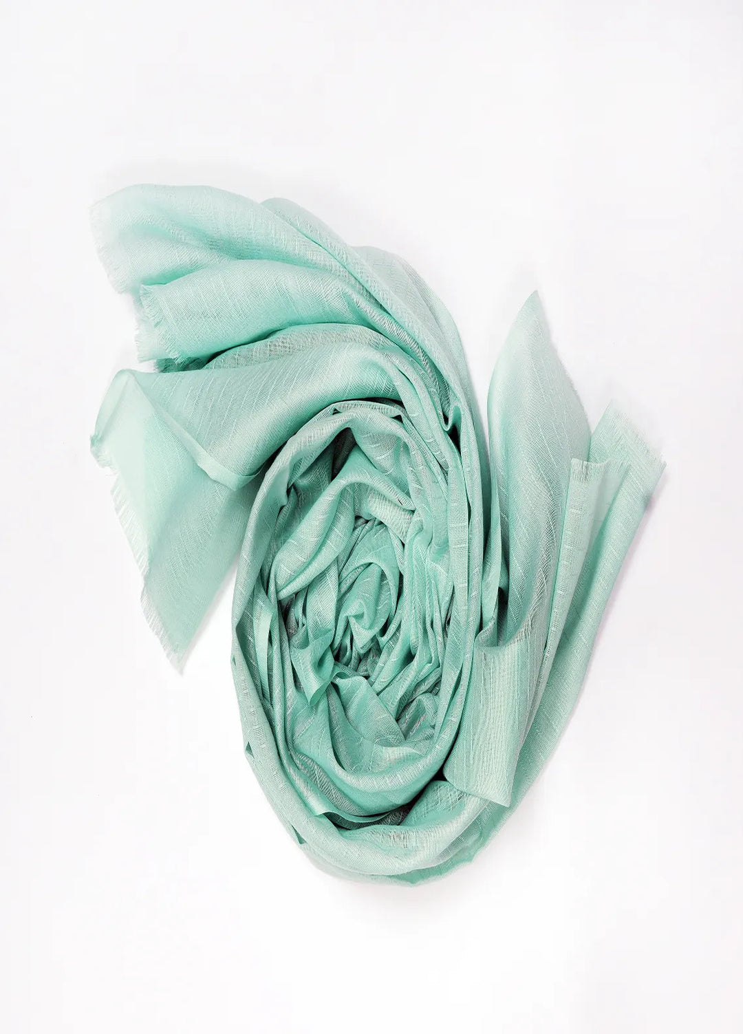 Nourah Scarf Self Embossed Khaadi Shadow Green - Scarf Collection