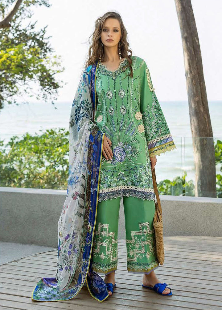 Nouveau Chapitre by Esmel Embroidered Lawn Suits Unstitched 3 Piece EML25NC D-01 Oree - Summer Collection