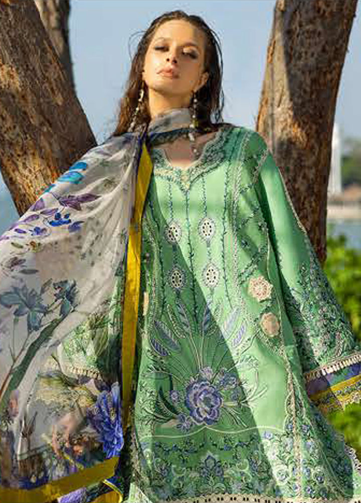 Nouveau Chapitre by Esmel Embroidered Lawn Suits Unstitched 3 Piece EML25NC D-01 Oree - Summer Collection