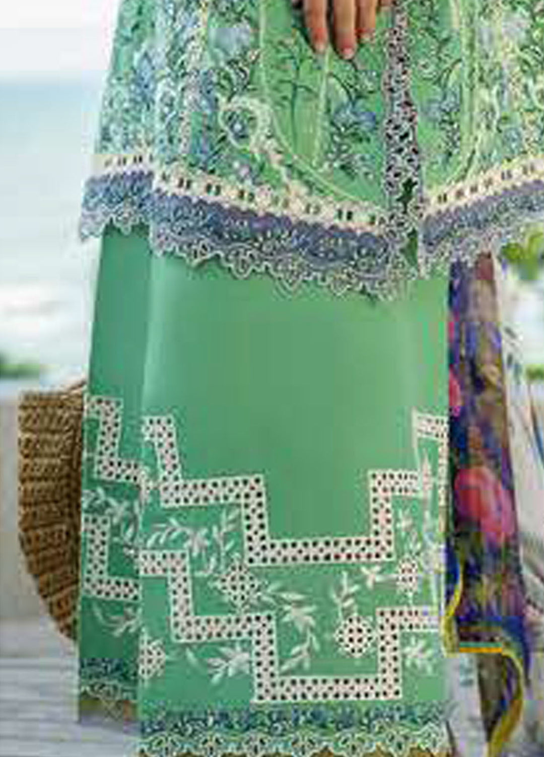 Nouveau Chapitre by Esmel Embroidered Lawn Suits Unstitched 3 Piece EML25NC D-01 Oree - Summer Collection