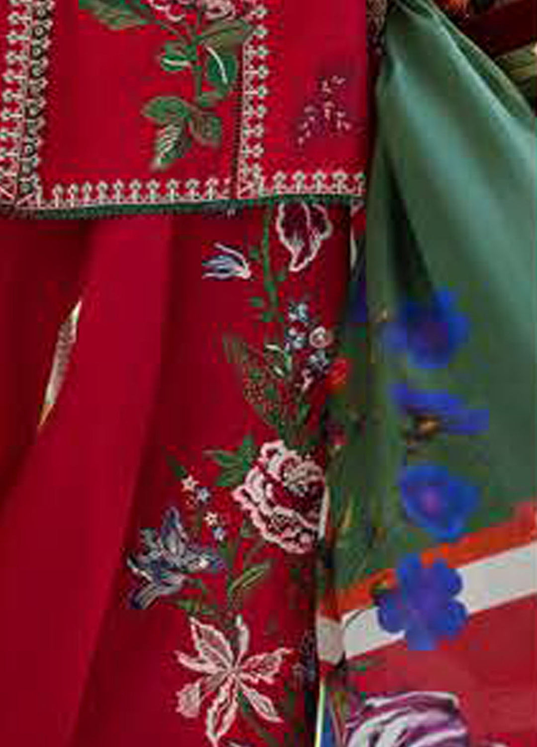 Nouveau Chapitre by Esmel Embroidered Lawn Suits Unstitched 3 Piece EML25NC D-03 Maelis - Summer Collection