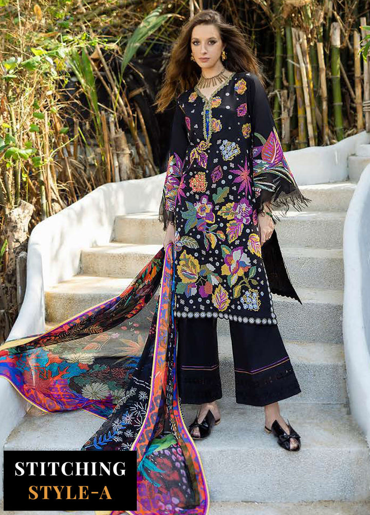 Nouveau Chapitre by Esmel Embroidered Lawn Suits Unstitched 3 Piece EML25NC D-05 Amarin - Summer Collection