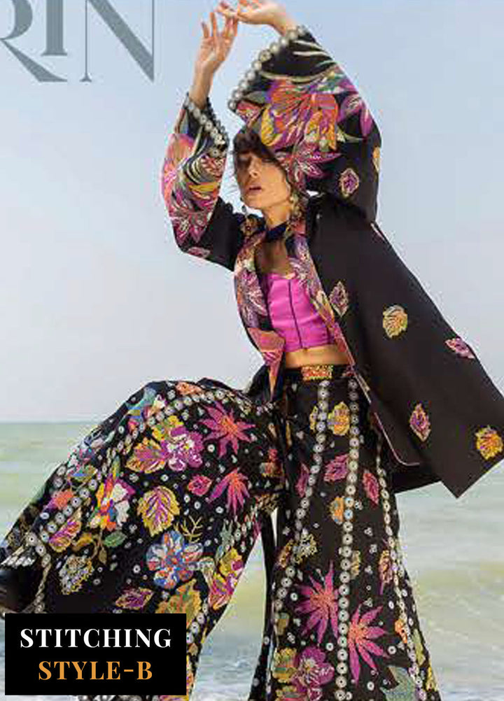 Nouveau Chapitre by Esmel Embroidered Lawn Suits Unstitched 3 Piece EML25NC D-05 Amarin - Summer Collection