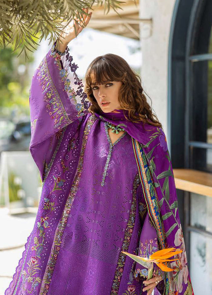 Nouveau Chapitre by Esmel Embroidered Lawn Suits Unstitched 3 Piece EML25NC D-07 Serene - Summer Collection