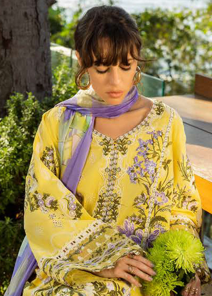 Nouveau Chapitre by Esmel Embroidered Lawn Suits Unstitched 3 Piece EML25NC D-09 Noore - Summer Collection