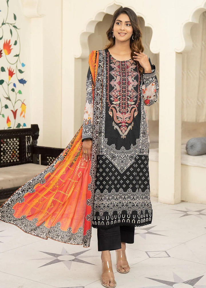 Nova By Safwa Embroidered Lawn Suits Unstitched 3 Piece SW23N NVC-01 - Summer Collection