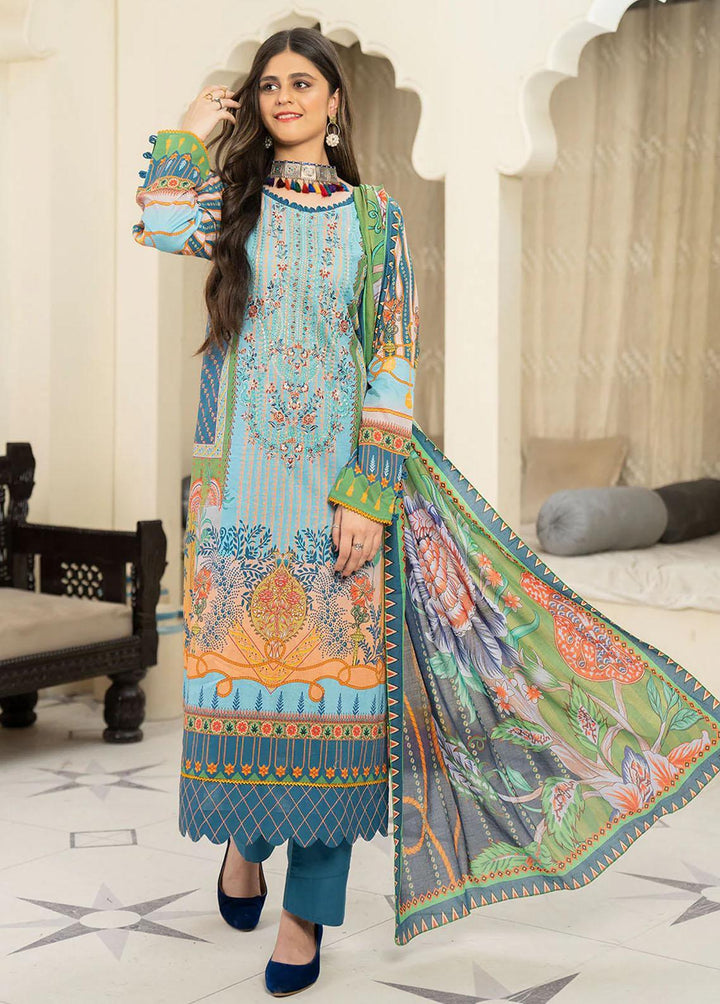 Nova By Safwa Embroidered Lawn Suits Unstitched 3 Piece SW23N NVC-02 - Summer Collection