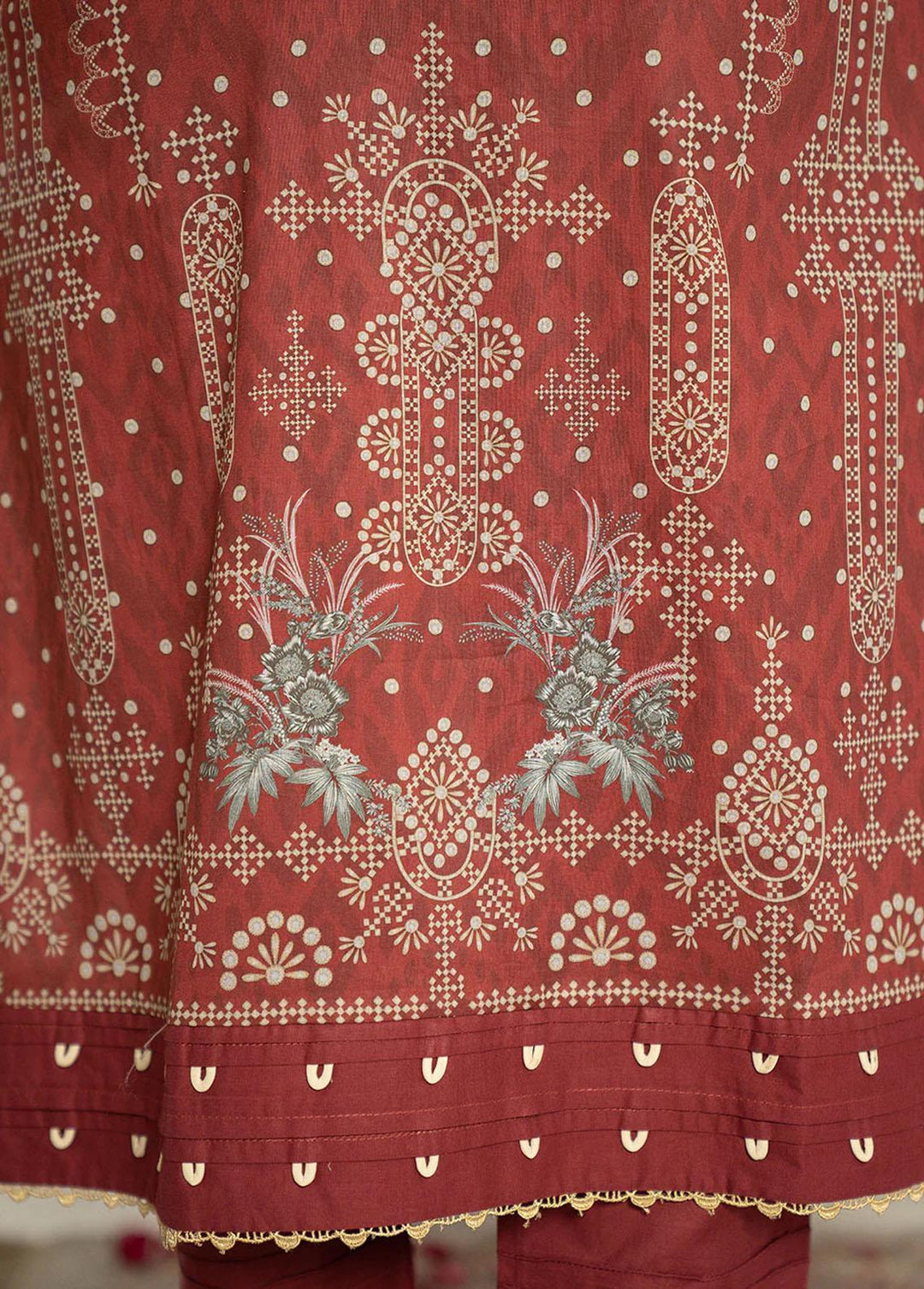 Nova By Safwa Embroidered Lawn Suits Unstitched 3 Piece SW23N NVC-04 - Summer Collection