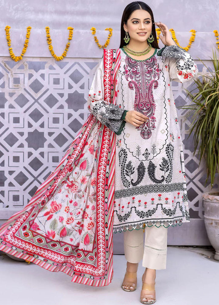 Nova By Safwa Embroidered Lawn Suits Unstitched 3 Piece SW23NL NVC-22 - Summer Collection