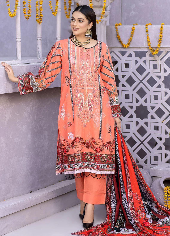 Nova By Safwa Embroidered Lawn Suits Unstitched 3 Piece SW23NL NVC-23 - Summer Collection