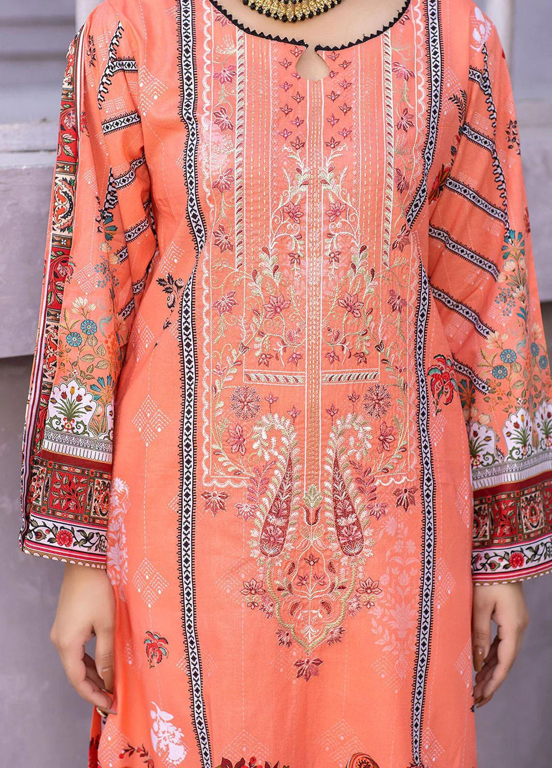 Nova By Safwa Embroidered Lawn Suits Unstitched 3 Piece SW23NL NVC-23 - Summer Collection