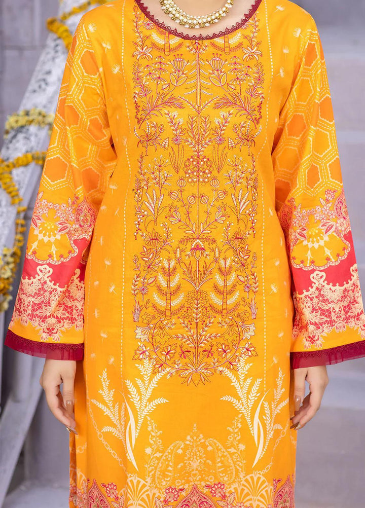 Nova By Safwa Embroidered Lawn Suits Unstitched 3 Piece SW23NL NVC-24 - Summer Collection