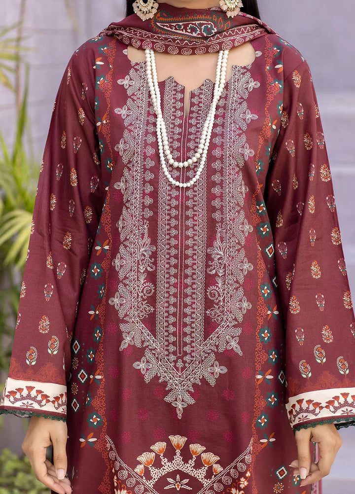 Nova By Safwa Embroidered Lawn Suits Unstitched 3 Piece SW23NL NVC-27 - Summer Collection