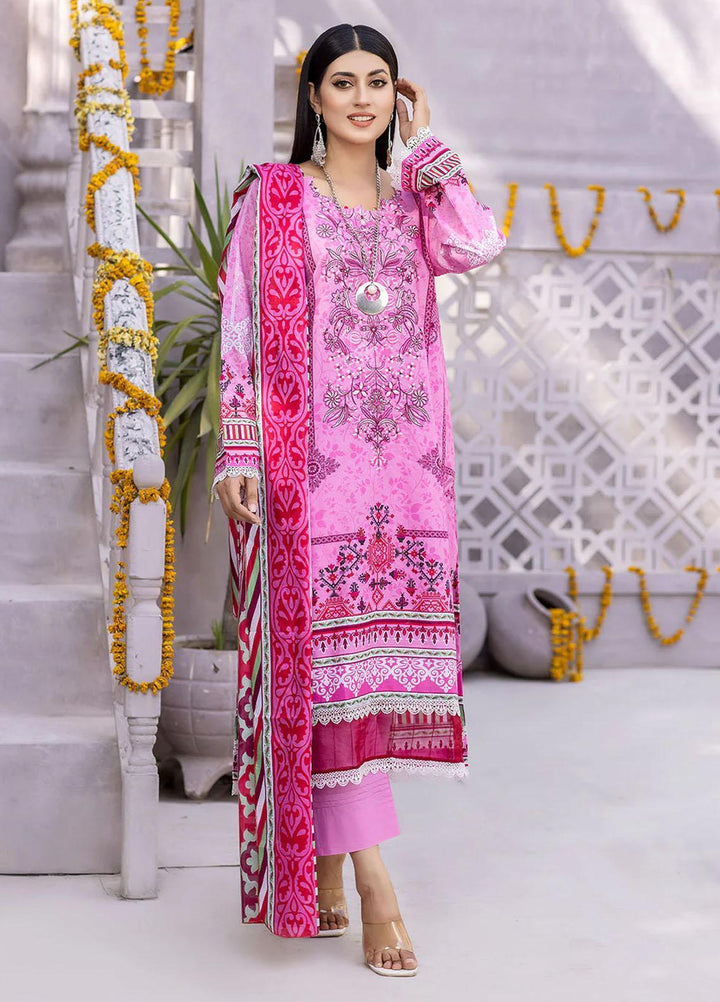 Nova By Safwa Embroidered Lawn Suits Unstitched 3 Piece SW23NL NVC-28 - Summer Collection