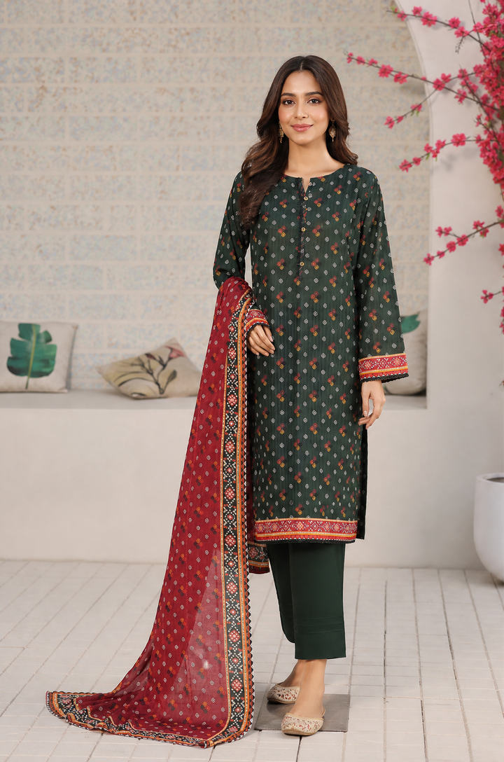 Nayab by HZ Textiles Unstitched Printed Cotton Lawn 3 Piece Suit HZ28UN NPC-02 - Casual Collection