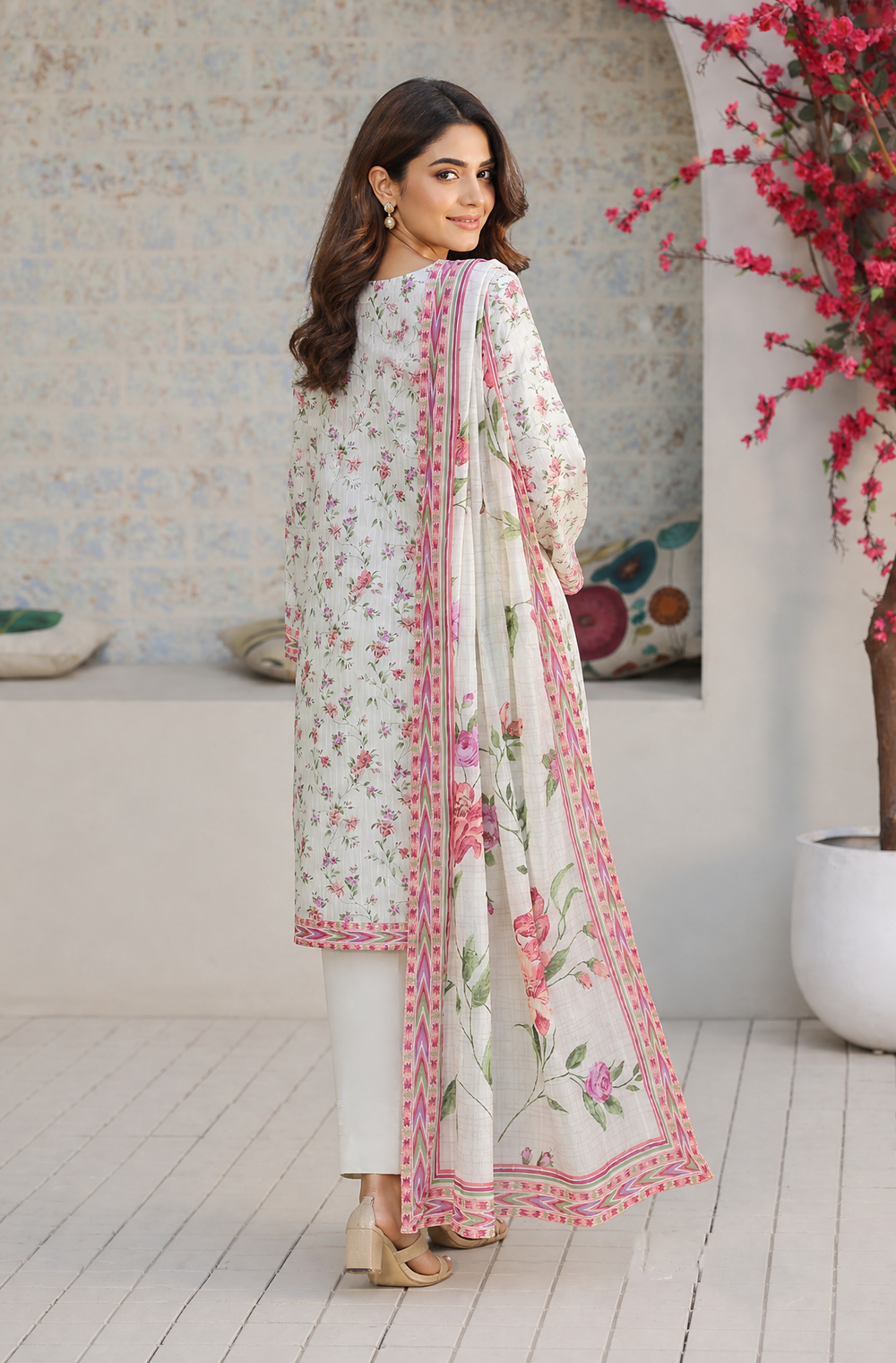 Nayab by HZ Textiles Unstitched Printed Cotton Lawn 3 Piece Suit HZ28UN NPC-04 - Casual Collection