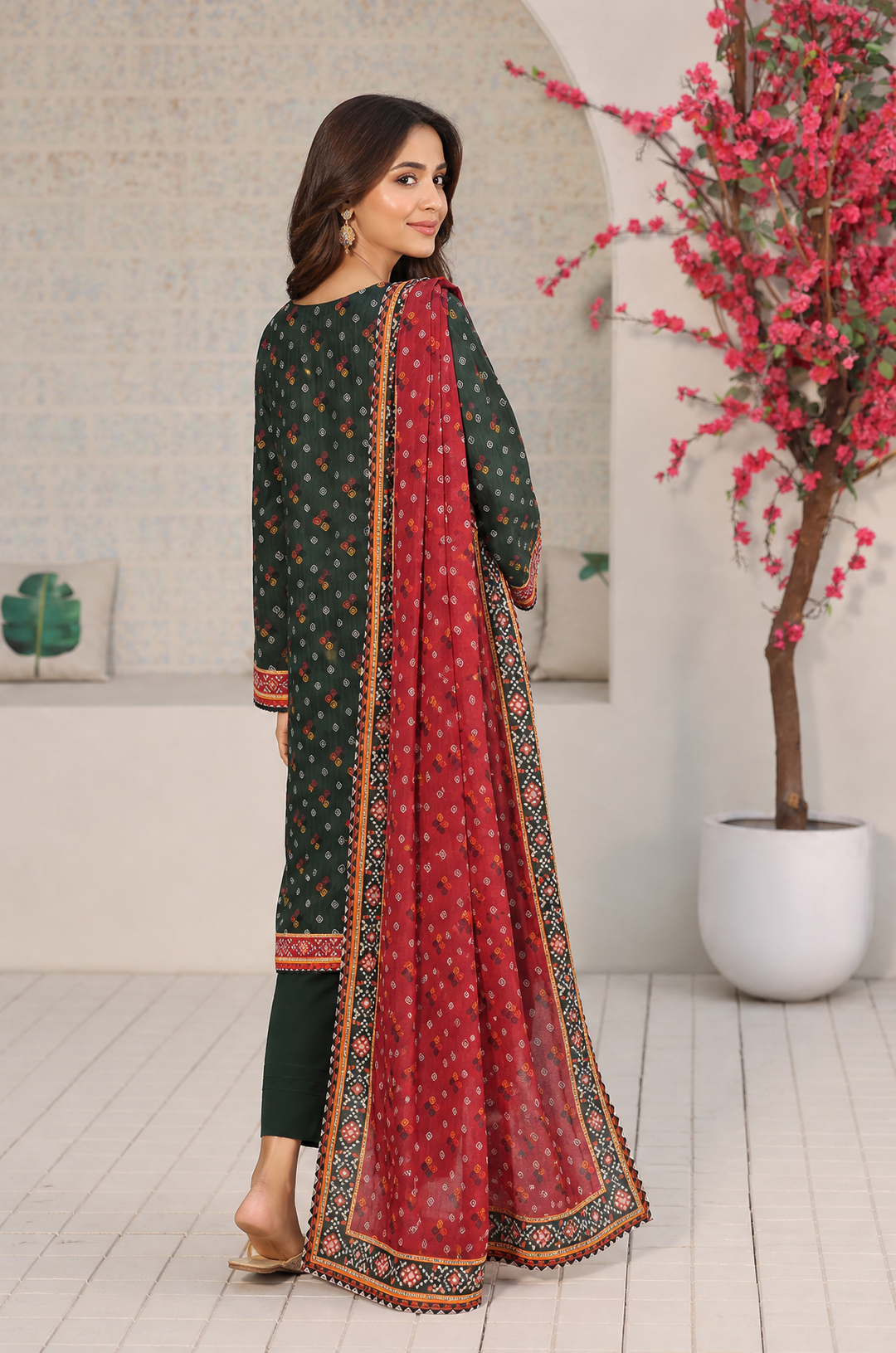 Nayab by HZ Textiles Unstitched Printed Cotton Lawn 3 Piece Suit HZ28UN NPC-02 - Casual Collection