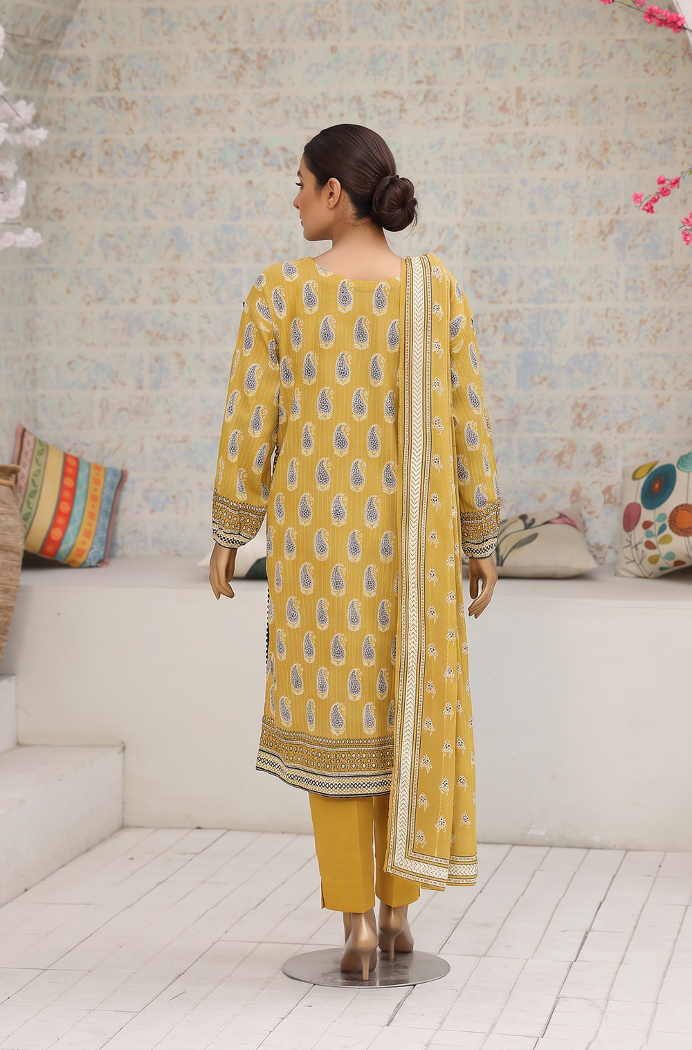 Nayab by HZ Textiles Unstitched Printed Cotton Lawn 3 Piece Suit HZ28UN NPC-06 - Casual Collection