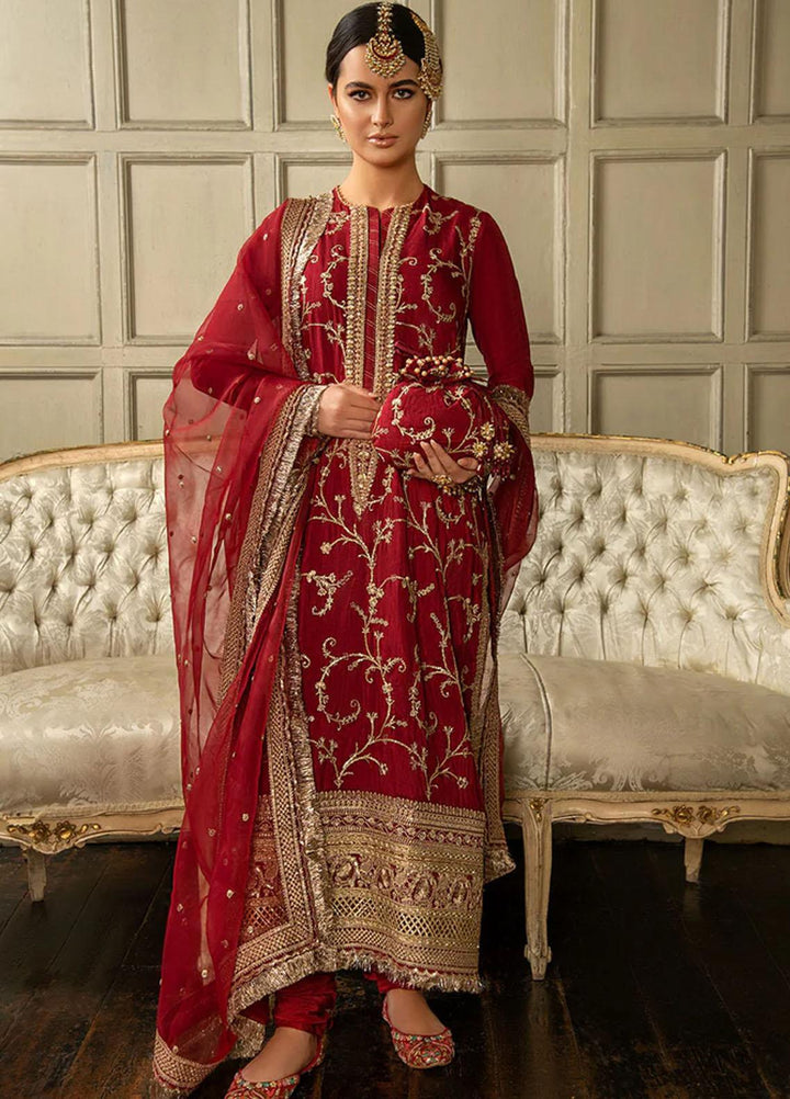 Nur By Sobia Nazir Embroidered Raw Silk Suits Unstitched 3 Piece SN23NU N23-02 - Festive Collection