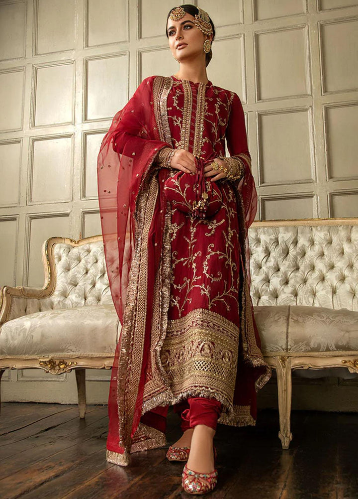 Nur By Sobia Nazir Embroidered Raw Silk Suits Unstitched 3 Piece SN23NU N23-02 - Festive Collection