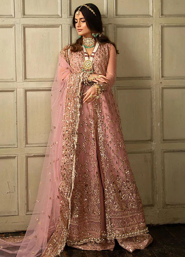 Nur By Sobia Nazir Embroidered Net Suits Unstitched 4 Piece SN23NU N23-03 - Festive Collection