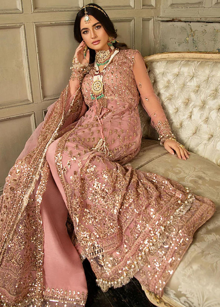 Nur By Sobia Nazir Embroidered Net Suits Unstitched 4 Piece SN23NU N23-03 - Festive Collection
