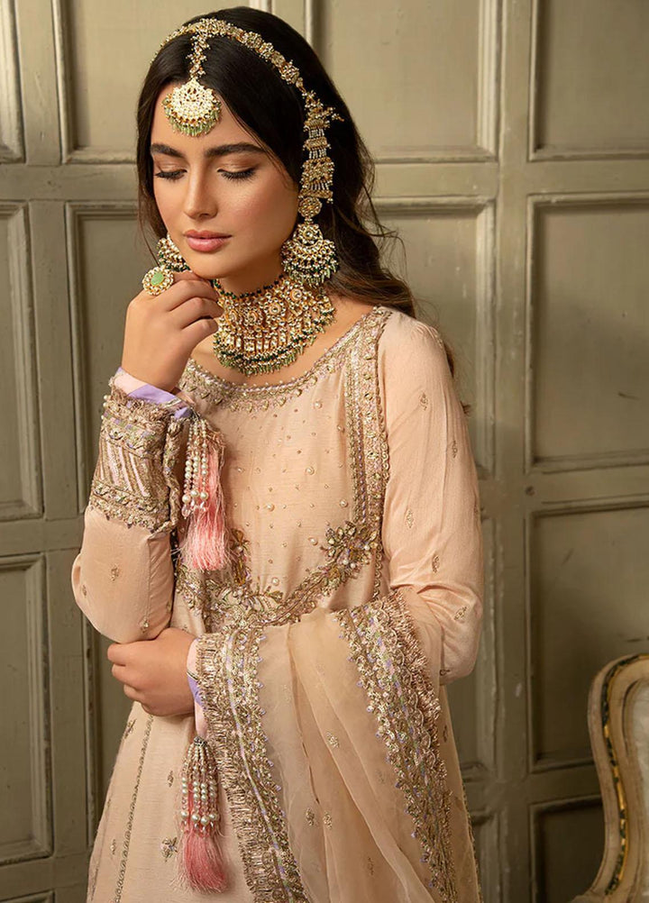 Nur By Sobia Nazir Embroidered Raw Silk Suits Unstitched 3 Piece SN23NU N23-05 - Festive Collection