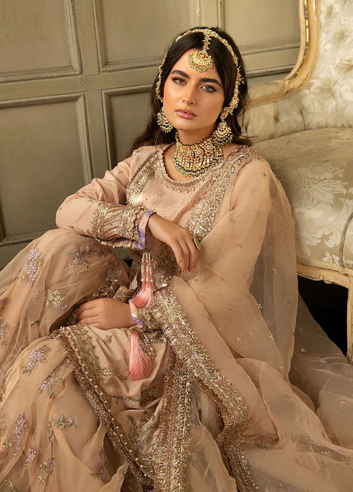Nur By Sobia Nazir Embroidered Raw Silk Suits Unstitched 3 Piece SN23NU N23-05 - Festive Collection