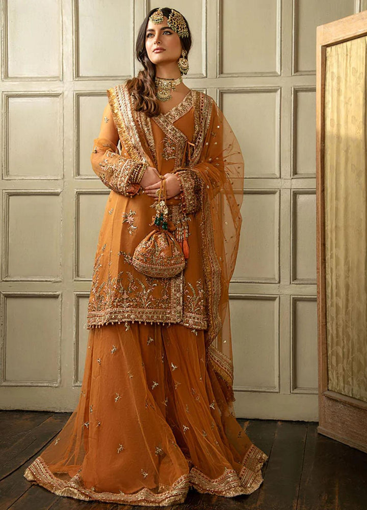 Nur By Sobia Nazir Embroidered  Suits Unstitched 4 Piece SN23NU N23-06 - Festive Collection