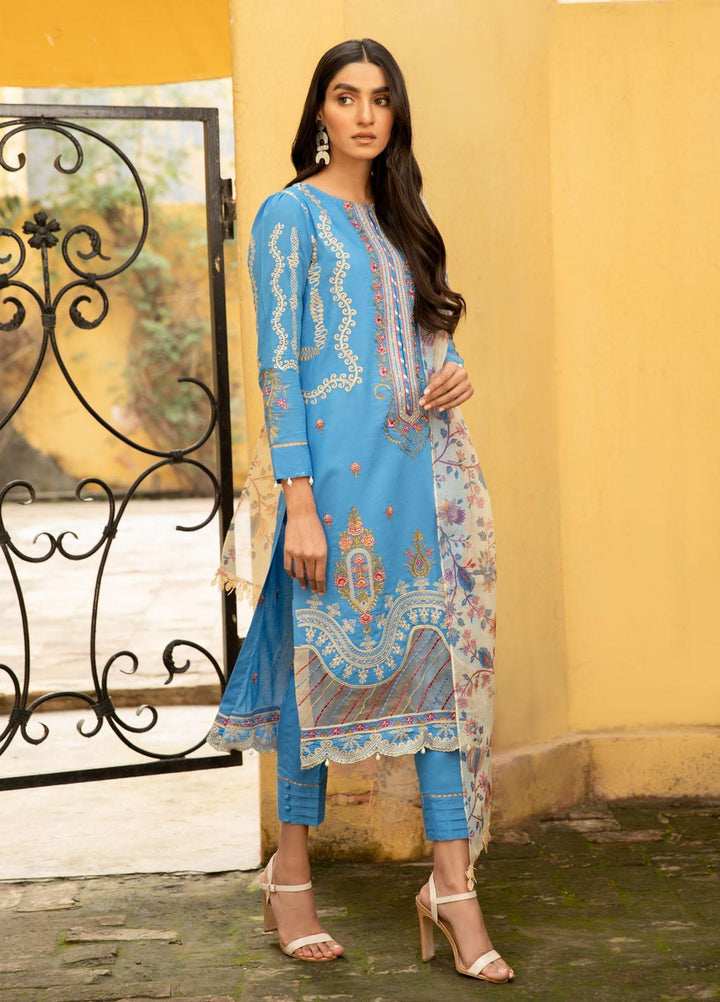 Nur-E-Nazar by Parishay Embroidered Lawn Suits Unstitched 3 Piece PRS22NN Aurora - Summer Collection