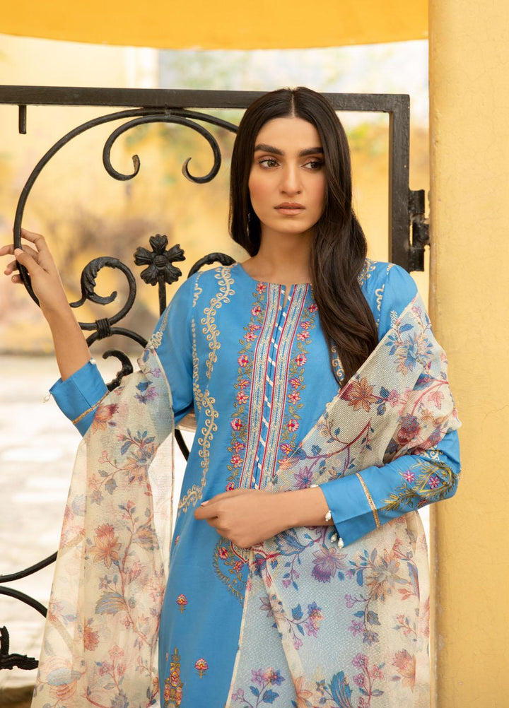 Nur-E-Nazar by Parishay Embroidered Lawn Suits Unstitched 3 Piece PRS22NN Aurora - Summer Collection