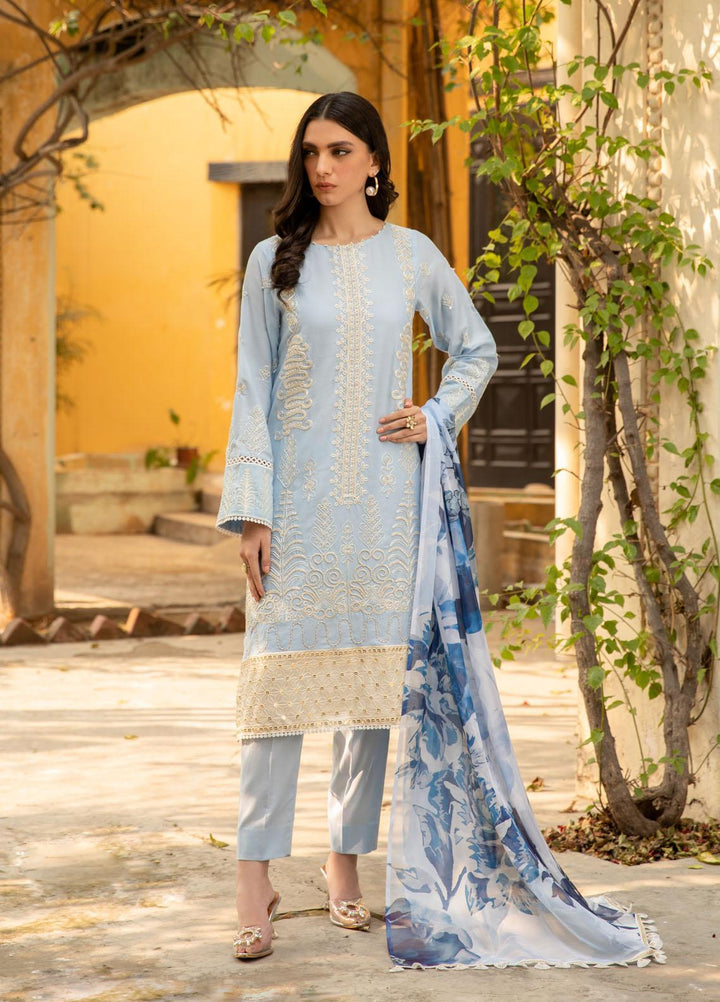 Nur-E-Nazar by Parishay Embroidered Lawn Suits Unstitched 3 Piece PRS22NN Elysia - Summer Collection