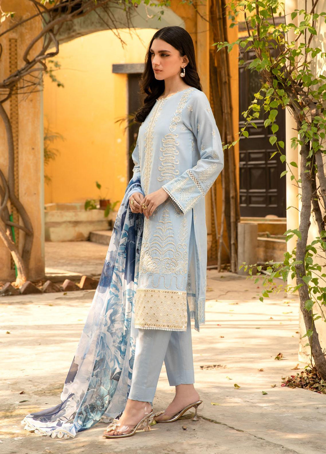 Nur-E-Nazar by Parishay Embroidered Lawn Suits Unstitched 3 Piece PRS22NN Elysia - Summer Collection