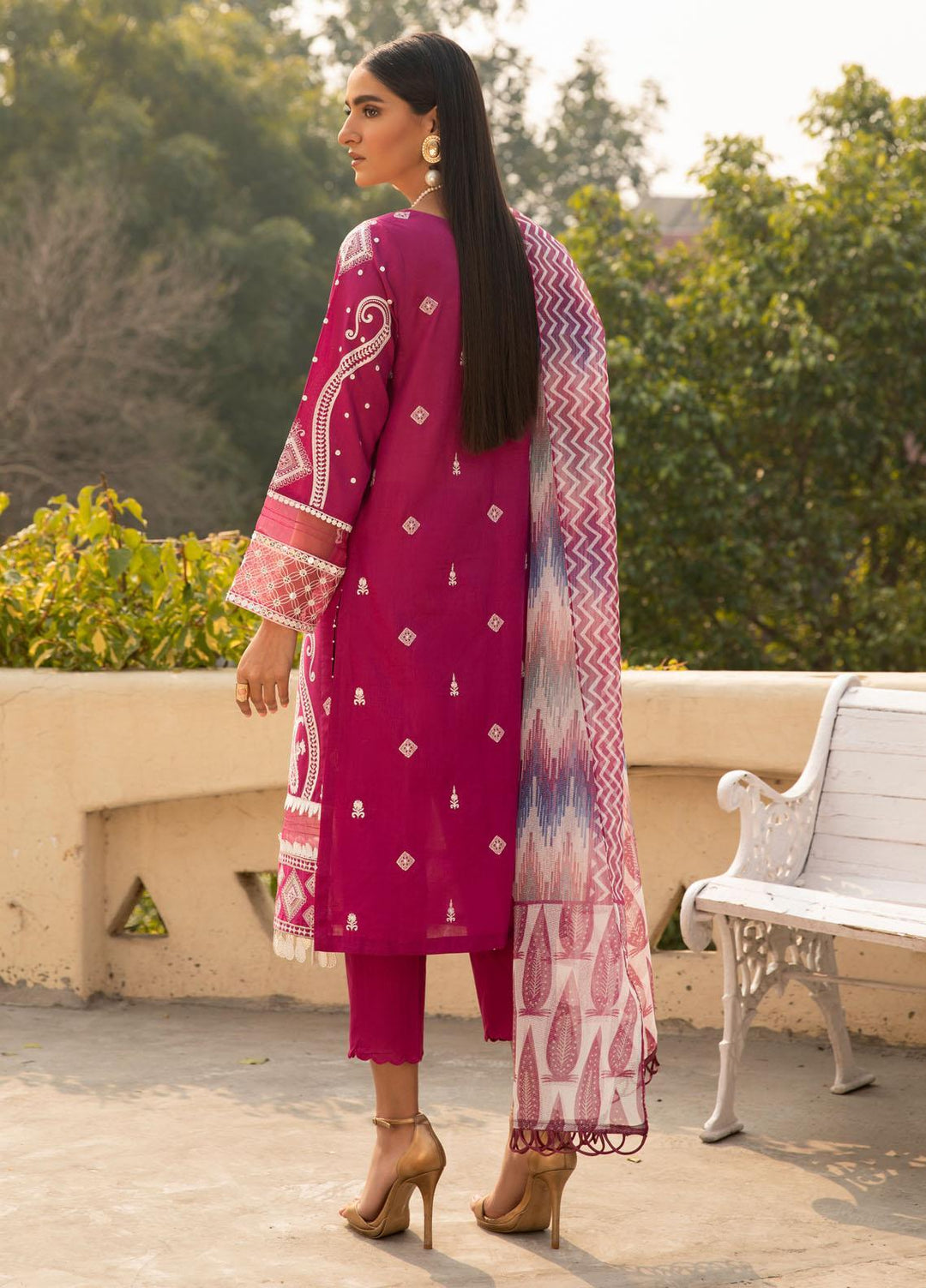 Nur-E-Nazar by Parishay Embroidered Lawn Suits Unstitched 3 Piece PRS22NN Zeal - Summer Collection