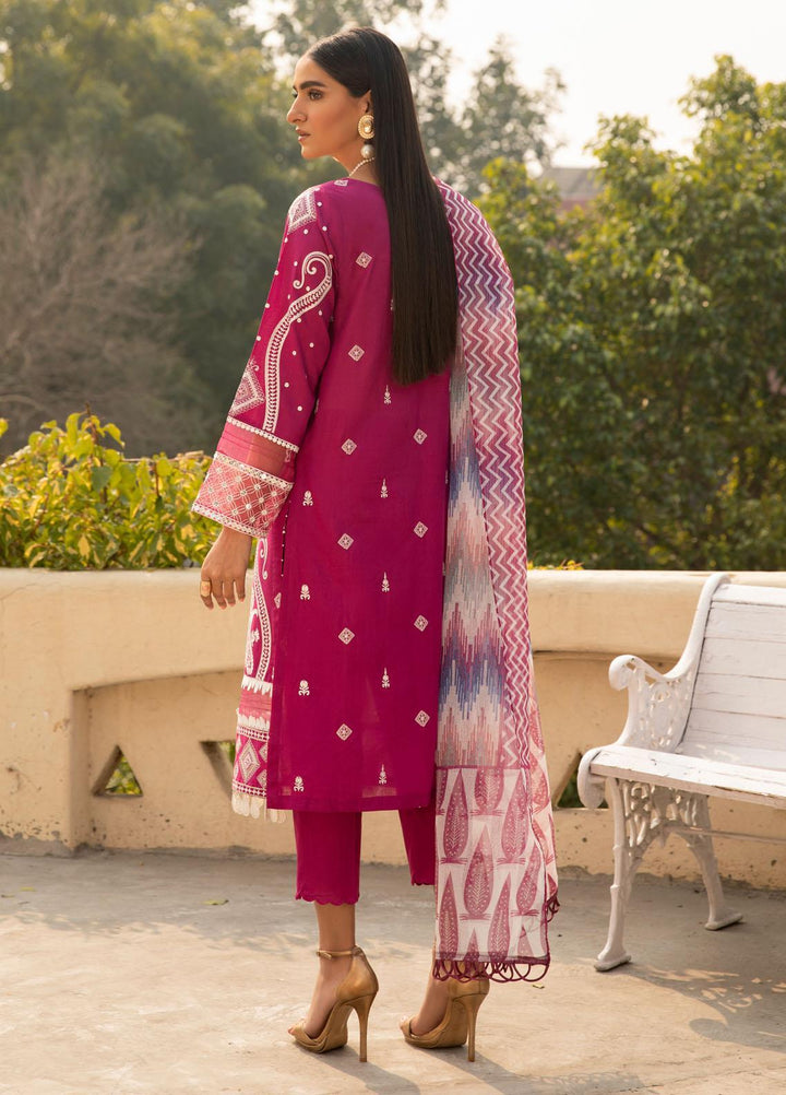 Nur-E-Nazar by Parishay Embroidered Lawn Suits Unstitched 3 Piece PRS22NN Zeal - Summer Collection