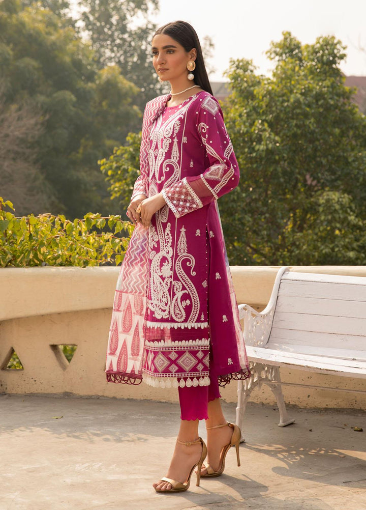 Nur-E-Nazar by Parishay Embroidered Lawn Suits Unstitched 3 Piece PRS22NN Zeal - Summer Collection