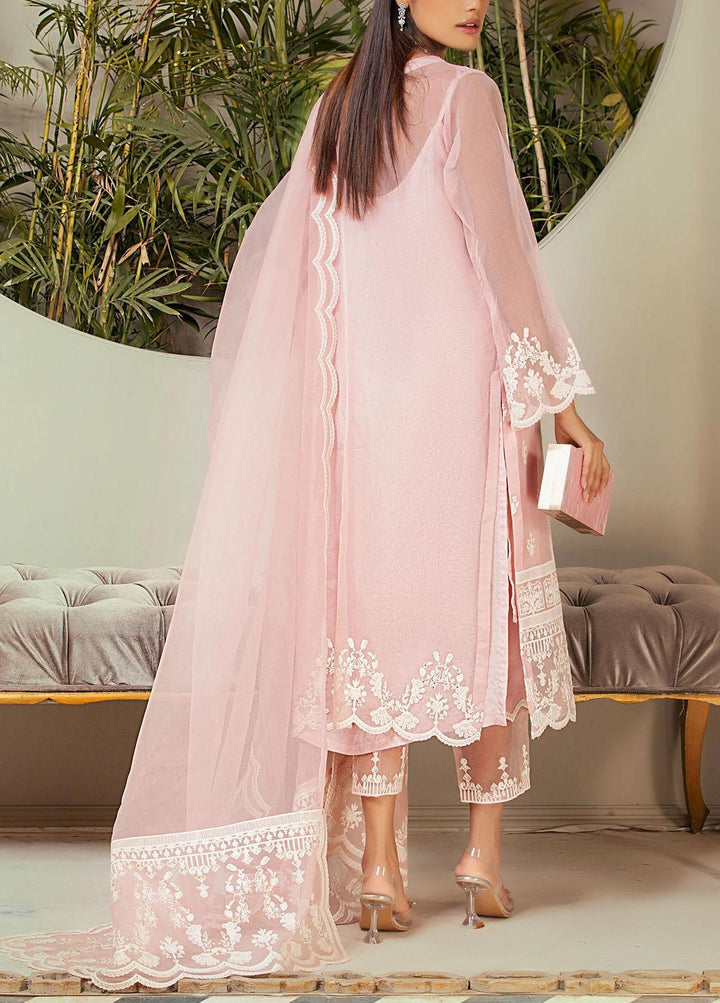 Nurani By Elegance Embroidered Organza Suits Unstitched 3 Piece ELG21N ALANNA - Festive Collection