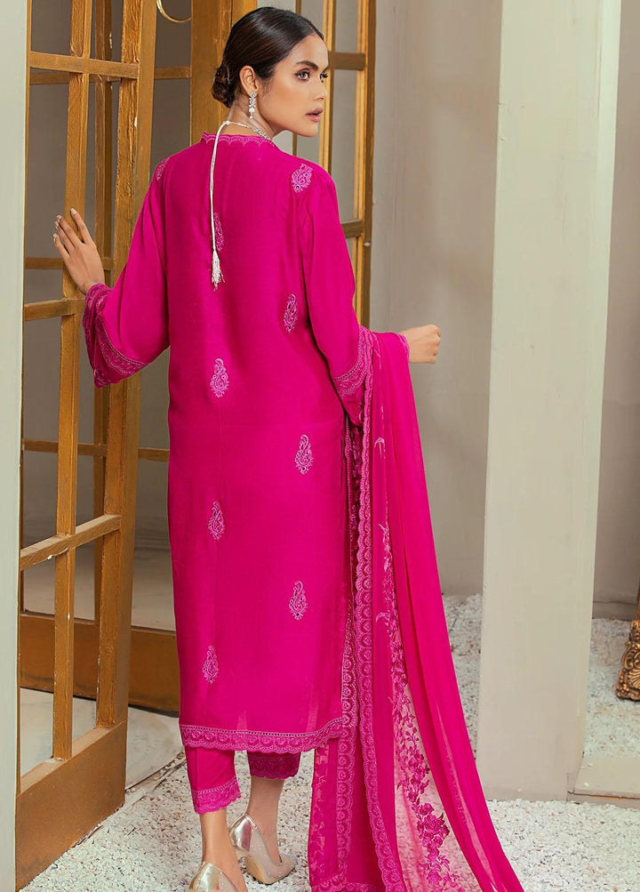 Nurani By Elegance Embroidered Cotton Net Suits Unstitched 3 Piece ELG21N GULNAR - Festive Collection