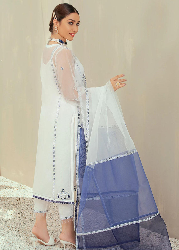 Nurani By Elegance Embroidered Organza Suits Unstitched 3 Piece ELG21N TALIYA - Festive Collection