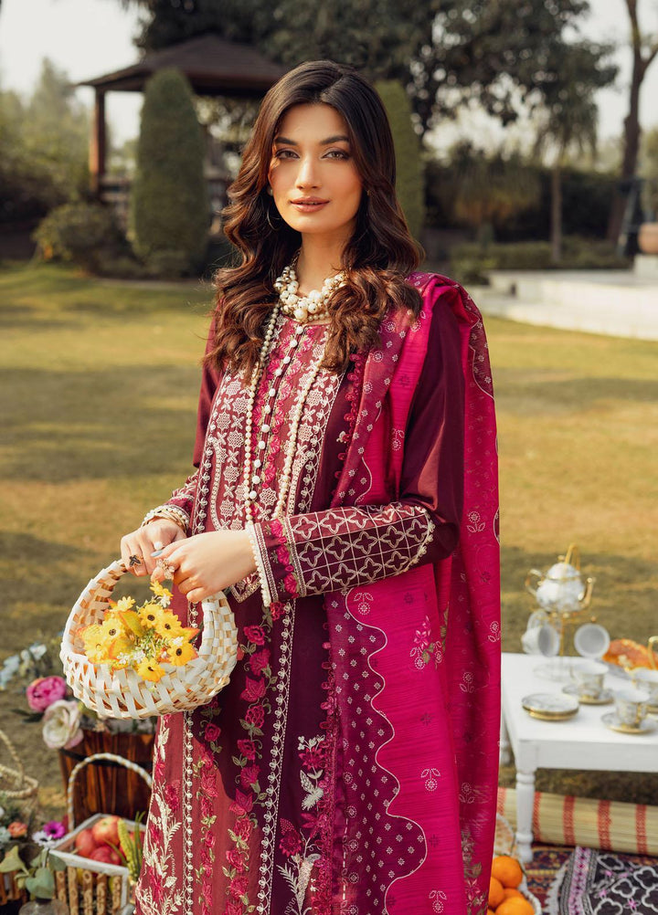 Nuray-e-Nazar by Parishay Embroidered Lawn Suits Unstitched 3 Piece PR23NNZ D-01 - Summer Collection