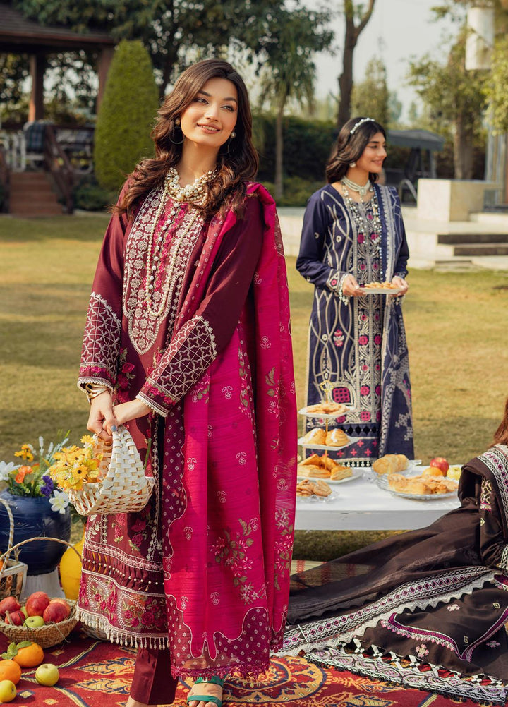 Nuray-e-Nazar by Parishay Embroidered Lawn Suits Unstitched 3 Piece PR23NNZ D-01 - Summer Collection