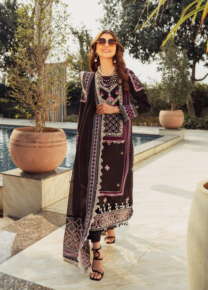 Nuray-e-Nazar by Parishay Embroidered Lawn Suits Unstitched 3 Piece PR23NNZ D-02 - Summer Collection