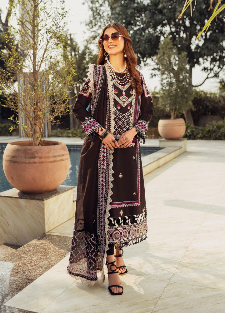 Nuray-e-Nazar by Parishay Embroidered Lawn Suits Unstitched 3 Piece PR23NNZ D-02 - Summer Collection