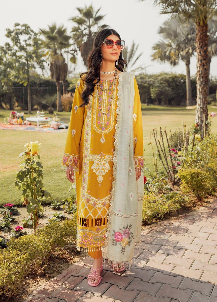 Nuray-e-Nazar by Parishay Embroidered Lawn Suits Unstitched 3 Piece PR23NNZ D-03 - Summer Collection