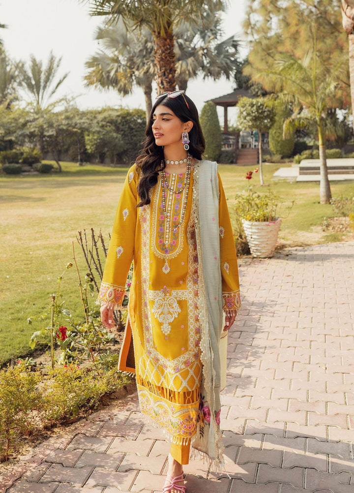 Nuray-e-Nazar by Parishay Embroidered Lawn Suits Unstitched 3 Piece PR23NNZ D-03 - Summer Collection