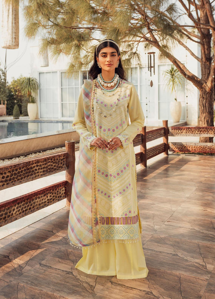 Nuray-e-Nazar by Parishay Embroidered Lawn Suits Unstitched 3 Piece PR23NNZ D-04 - Summer Collection