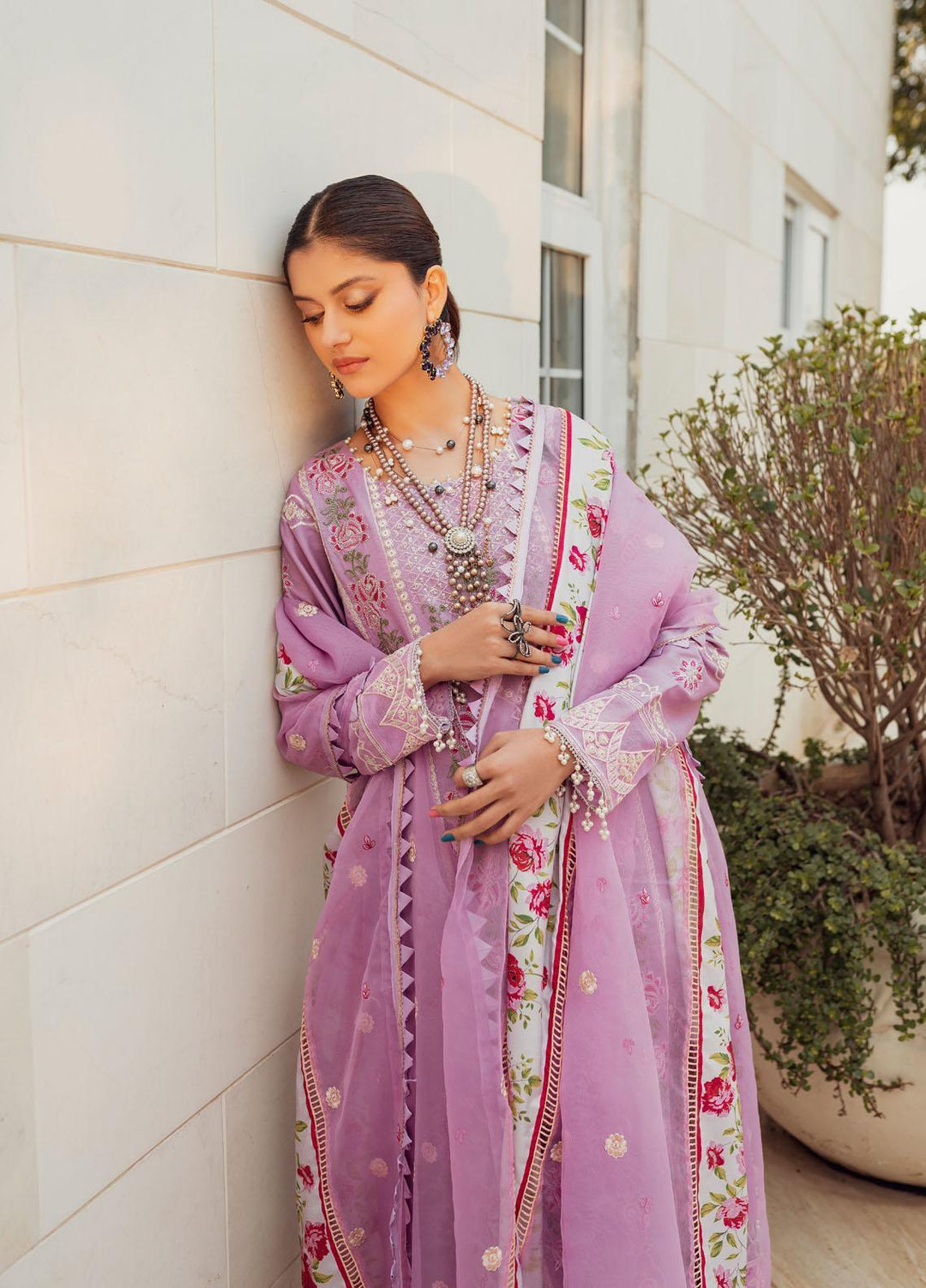 Nuray-e-Nazar by Parishay Embroidered Lawn Suits Unstitched 3 Piece PR23NNZ D-08 - Summer Collection