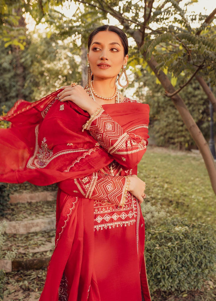 Nuray-e-Nazar by Parishay Embroidered Lawn Suits Unstitched 3 Piece PR23NNZ D-09 - Summer Collection