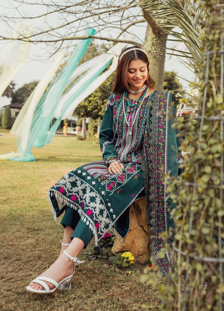 Nuray-e-Nazar by Parishay Embroidered Lawn Suits Unstitched 3 Piece PR23NNZ D-10 - Summer Collection