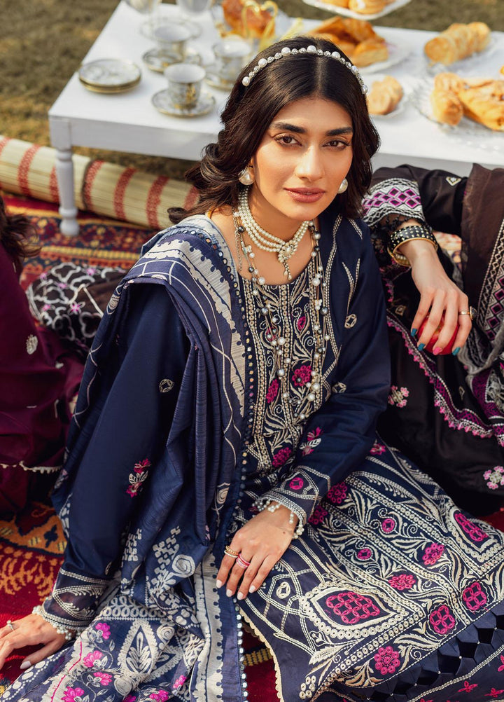 Nuray-e-Nazar by Parishay Embroidered Lawn Suits Unstitched 3 Piece PR23NNZ D-11 - Summer Collection